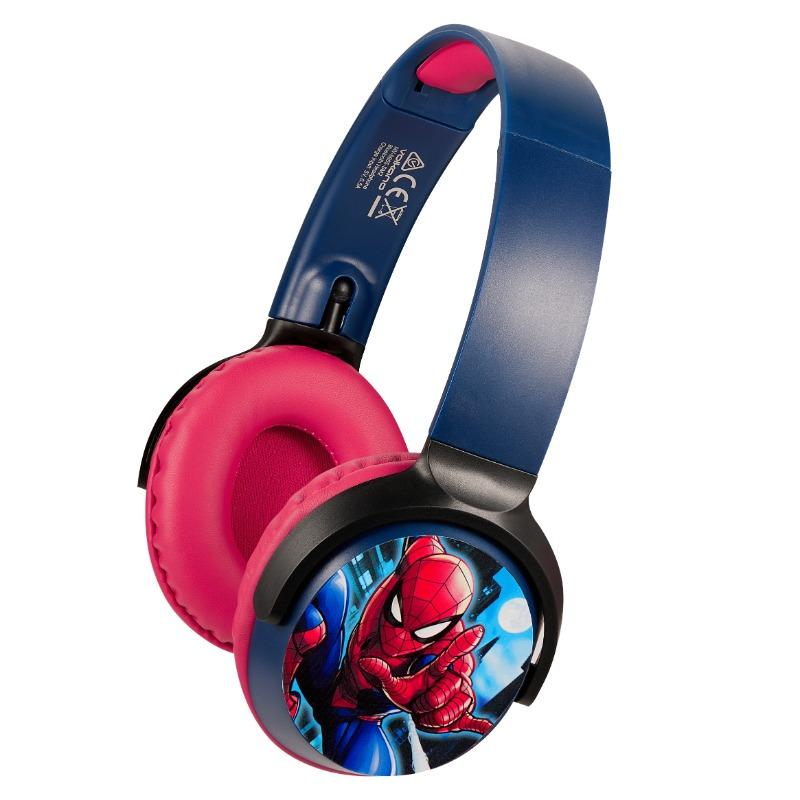 فولكانو - سماعة رأس ستيريو لاسلكية بلوتوث برسومات مارفل سبايدرمان