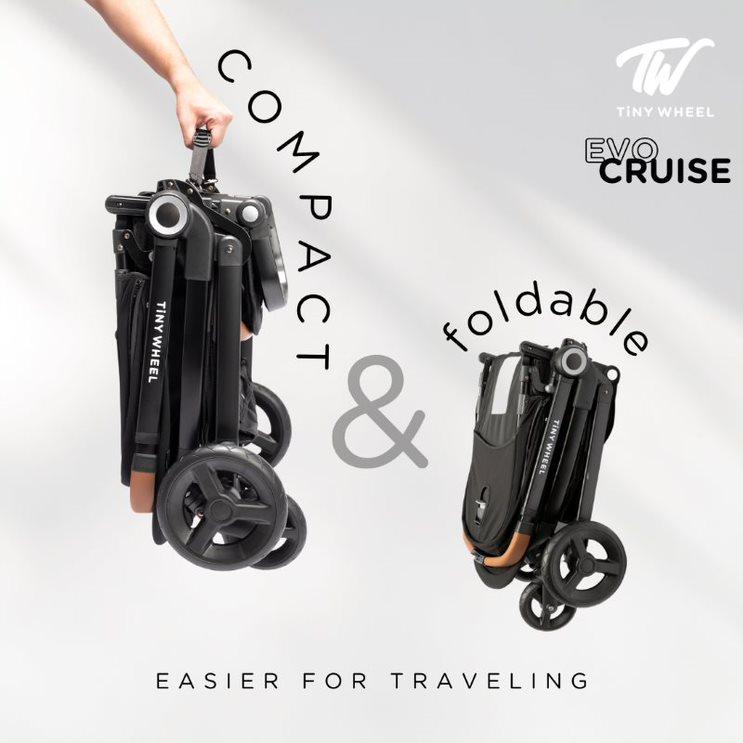 Tiny Wheel - Evo Cruise Stroller - Grey