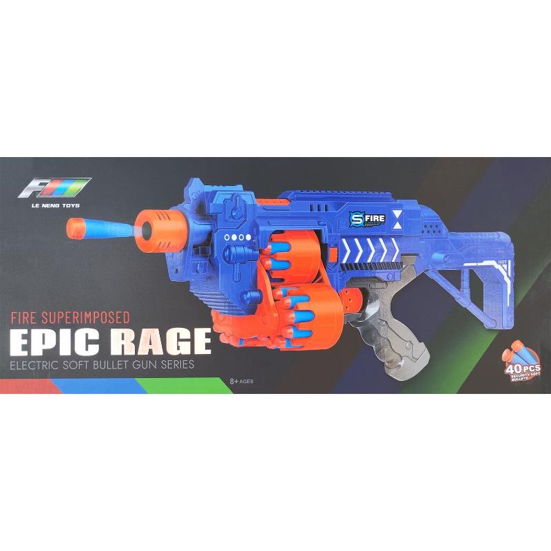 Fire Superimposed Electric Soft Bullet Blaster Gun