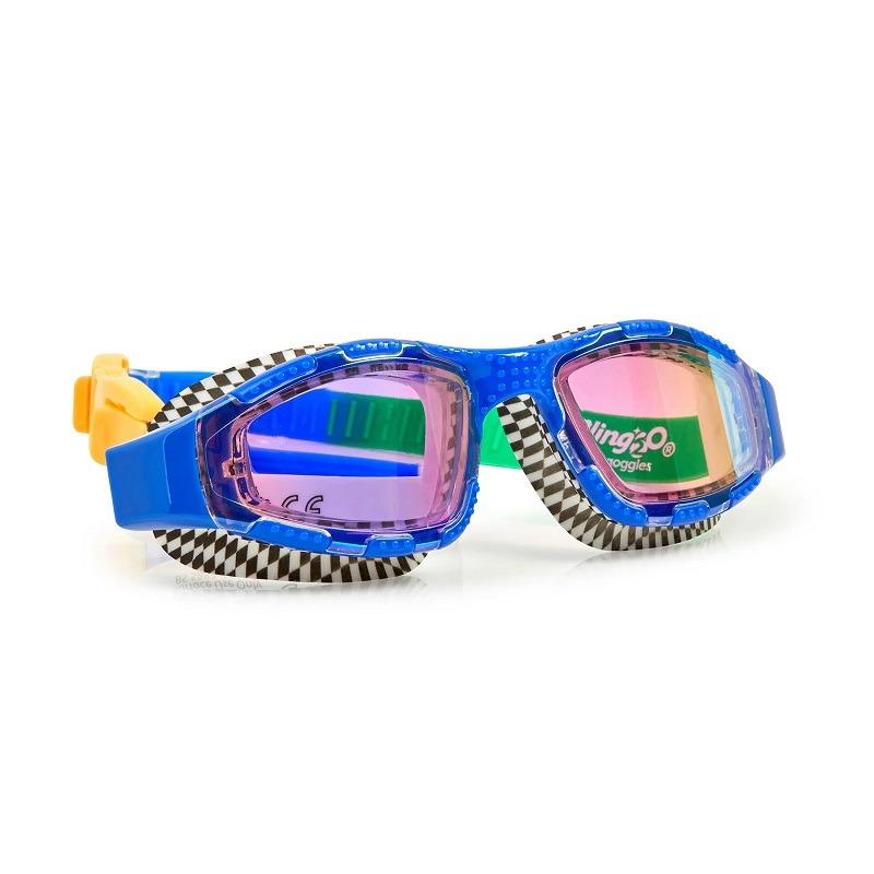 Street Vibe Back Stroke Swimming Goggles - Blue