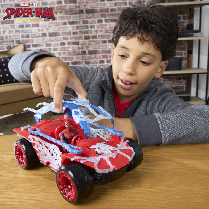 Marvel Spider-Man ActionVerse Stretch & Blast Buggy Figure & Vehicle Set