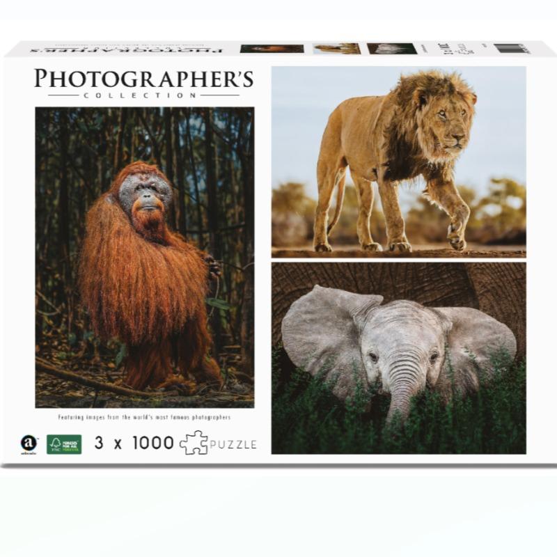 أمبسادور - مجموعة أحجية الحيوانات البرية 3×1000 قطعة - شكل 4