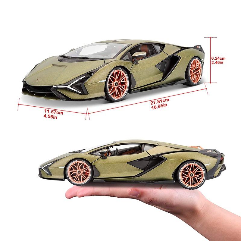 Bburago Lamborghini Sian FKP 37 Metallic with Copper Wheels