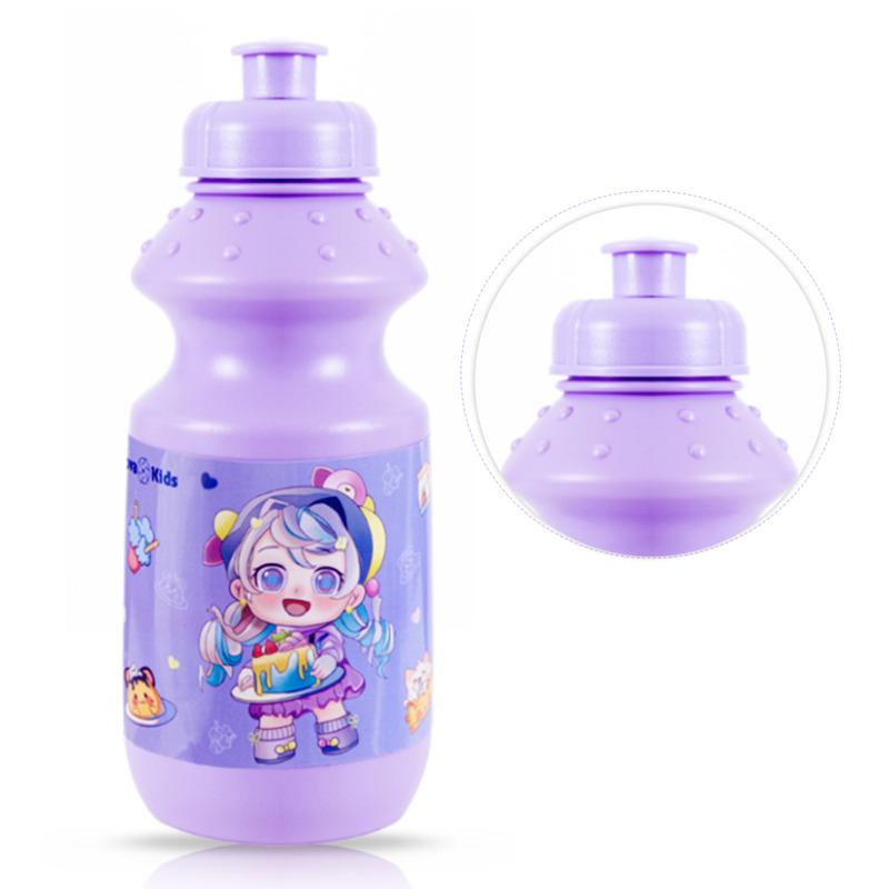 Nova Kids Lunch Box and Water Bottle With Lunch Bag - Purple