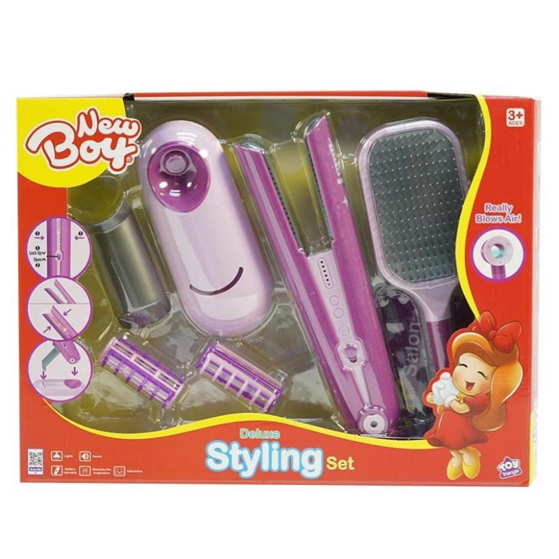New Boy Deluxe Styling Set Hair Straightener