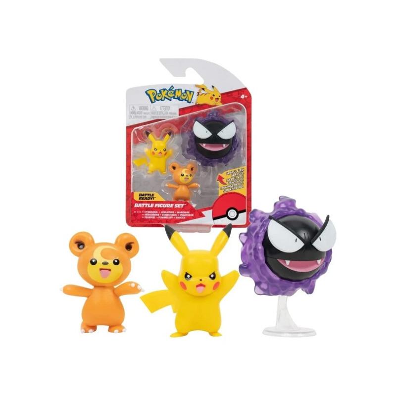 بوكيمون - مجموعة شخصيات البوكيمون 3 قطع