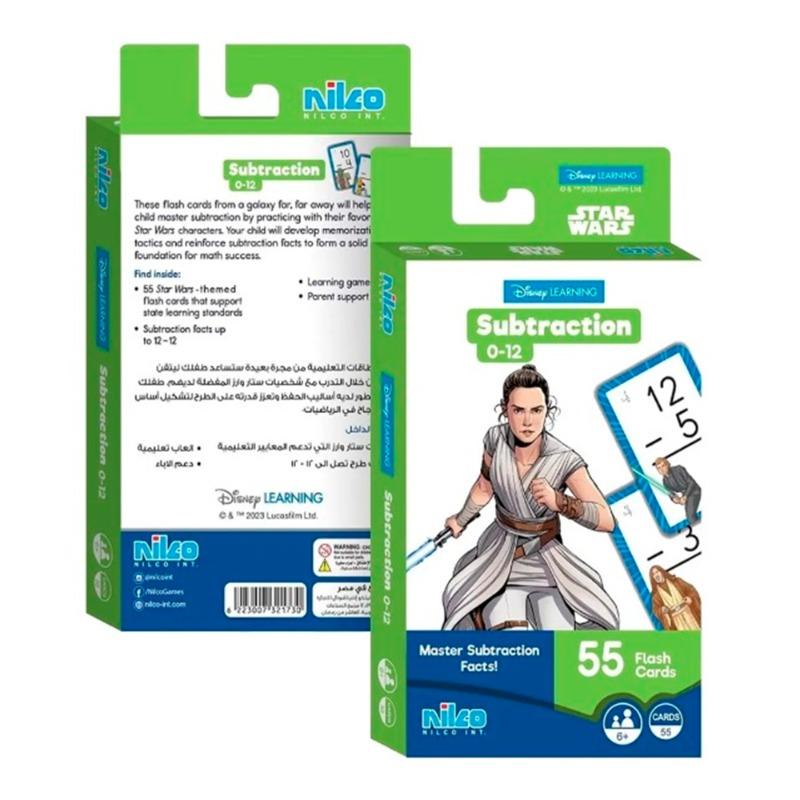 Nilco Disney Starwars Subtraction Flash Card