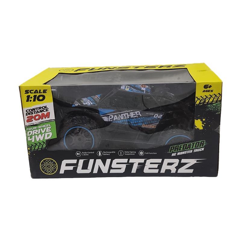 Funsterz Big R/C High-Speed Car Scale 1:10 - Blue
