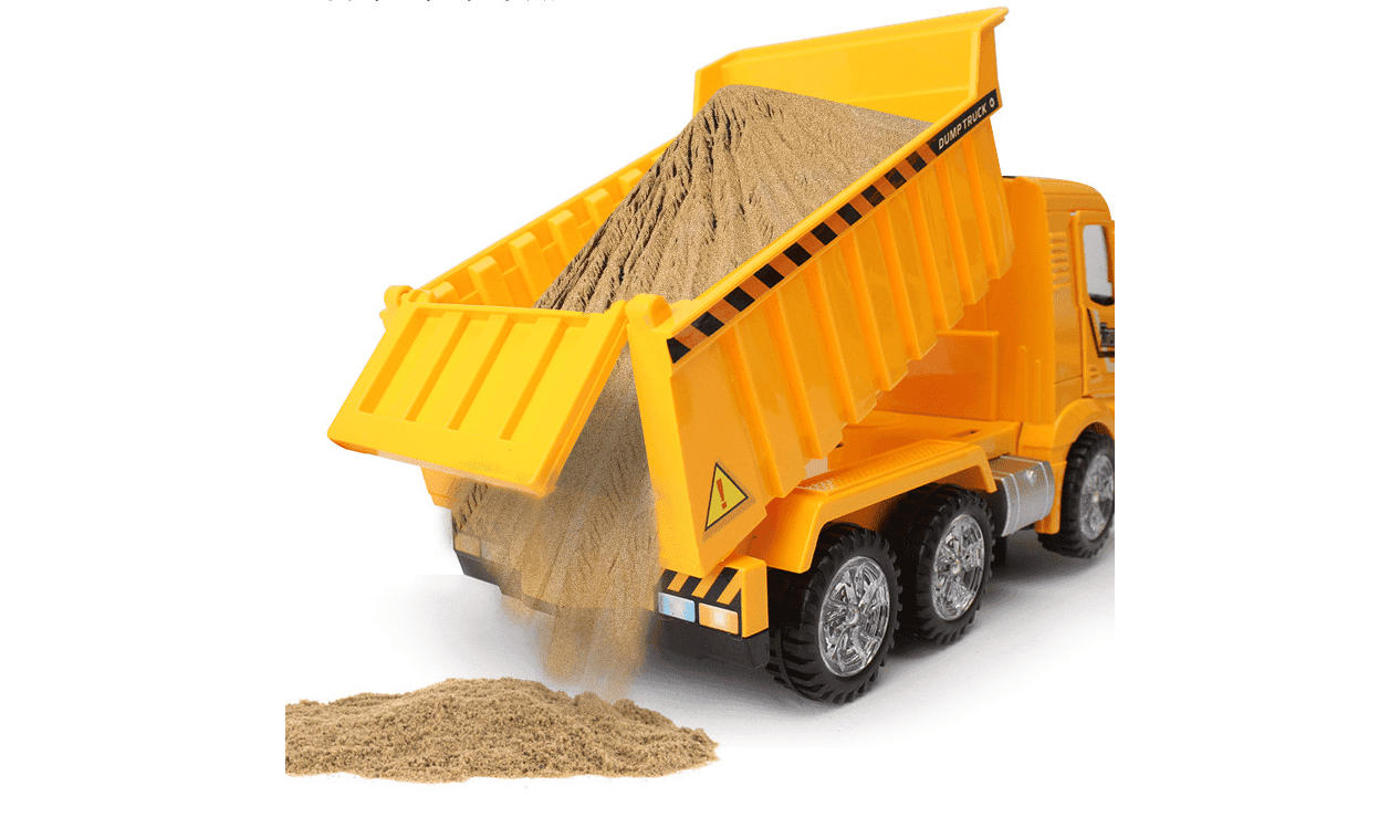 شاحنة قلابة كهربائية مع الموسيقى والضوء