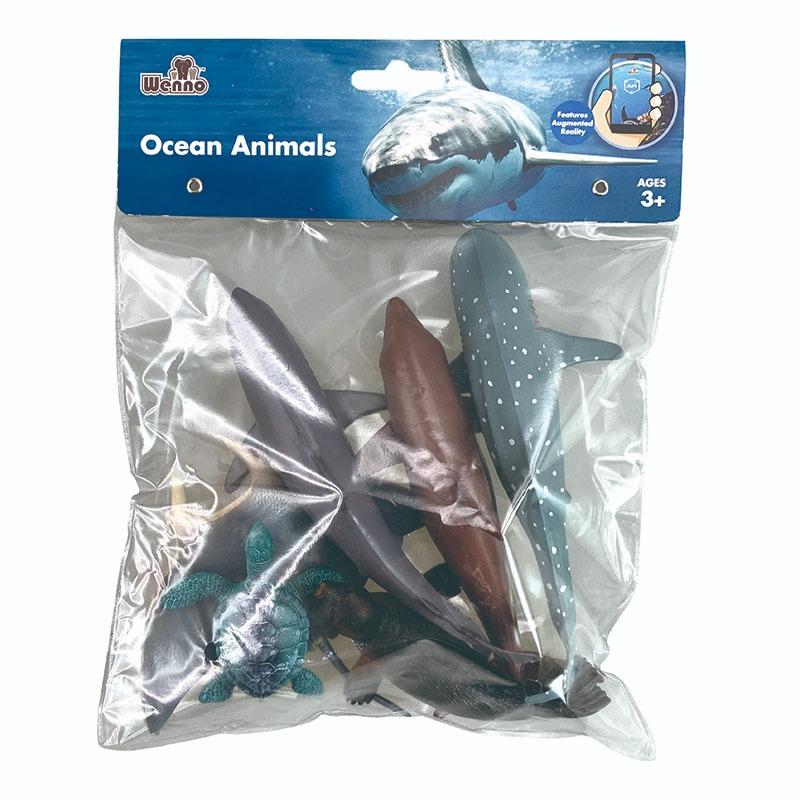 Wenno Ocean Animals Playset - 6 Pcs