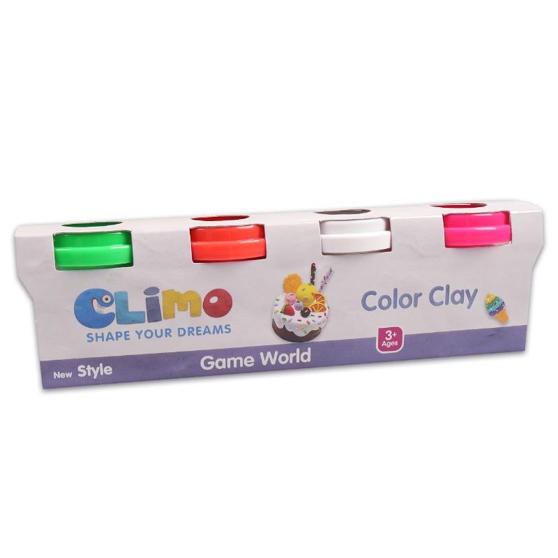كليمو - صلصال ملون - 4 قطع