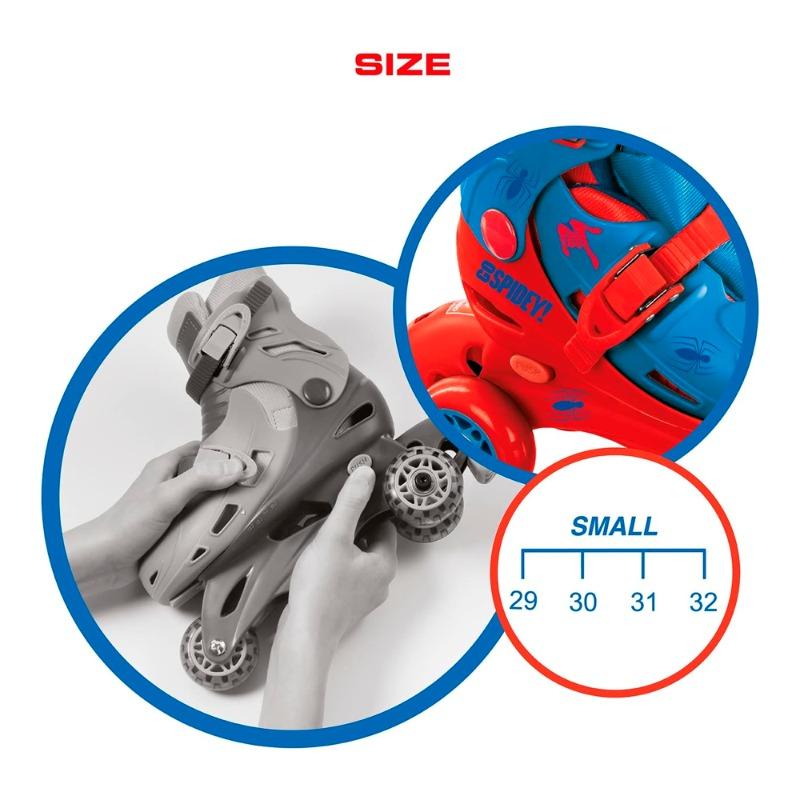 Mondo Spiderman Triple Skate Roller