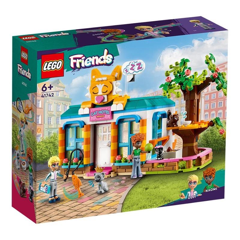 LEGO Friends Cat Hotel Building Toy Set - 445 Pcs