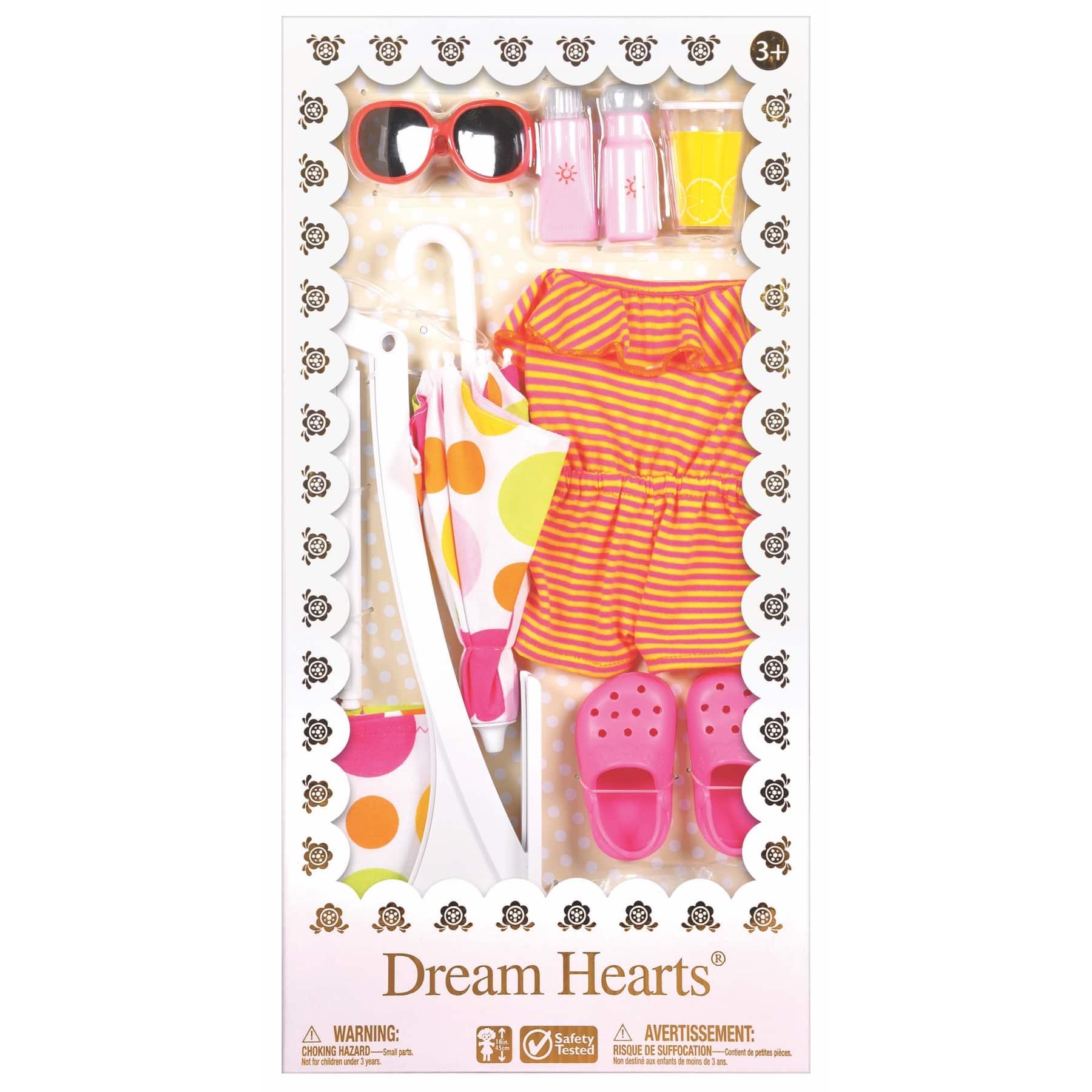 Lotus Dream Hearts Swimming Outfit Set