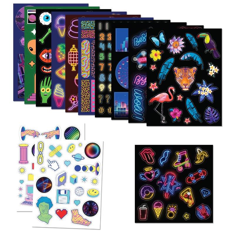 Hinkler Kaleidoscope Sticker Bomb Electric Neon