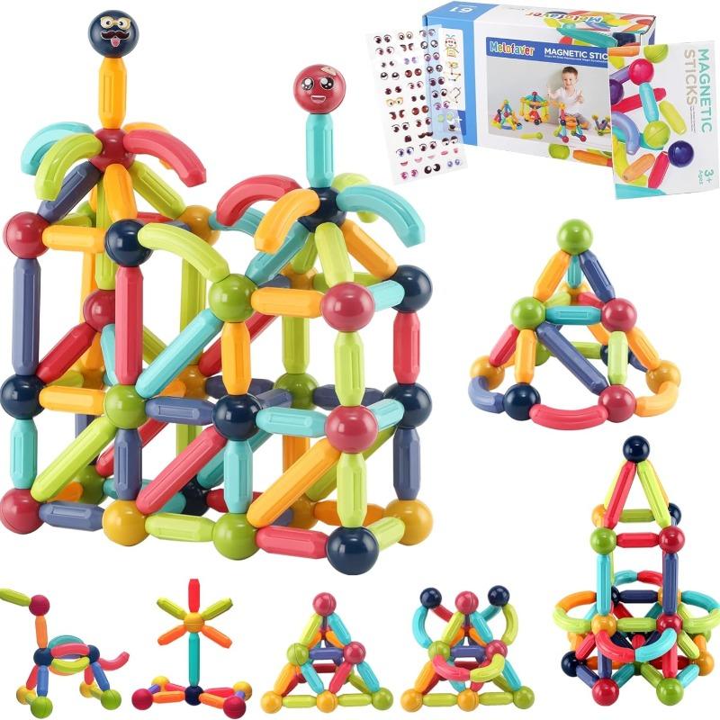 On Shine Montessori Magnetic Building Blocks -61 Pieces