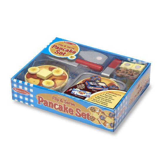 Melissa And Doug Wooden Flip And Serve Pancake Set