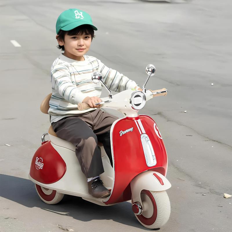 Vespa Battery Operated Motorcycle - Red