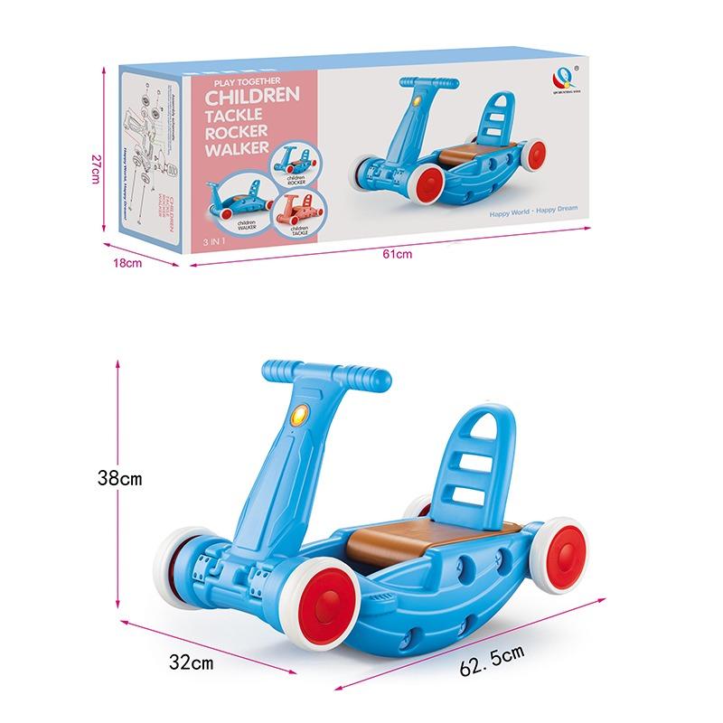 Multi Functional Rocking Car (Sliding and Rocking) Blue