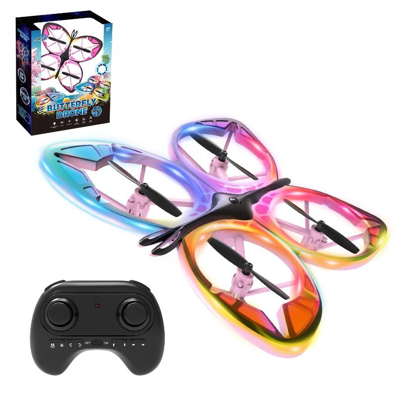 Remote Controlled Butterfly Drone Colorful Lights