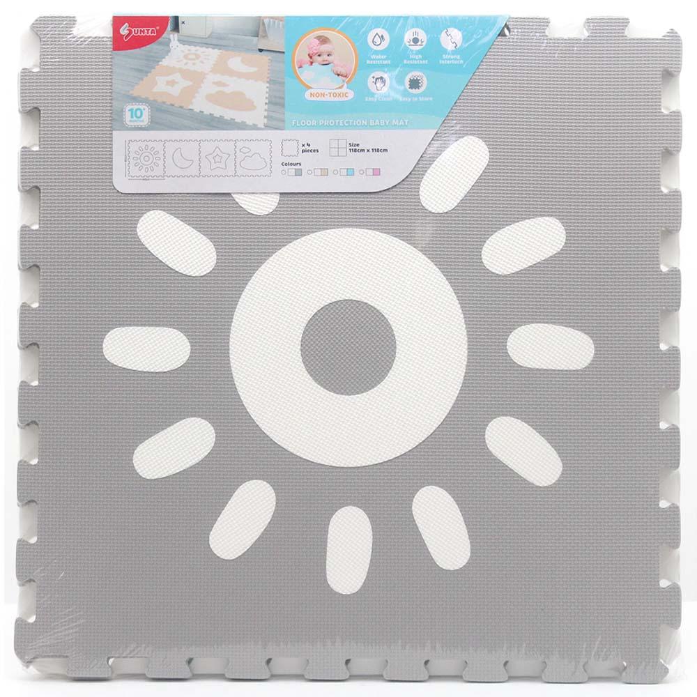 سنتا - حصيرة البازل الكلاسيكية - لون رمادي