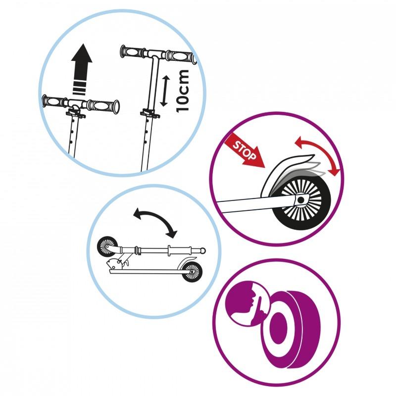 سموبي - سكوتر سوبر ماريو قابل للطي