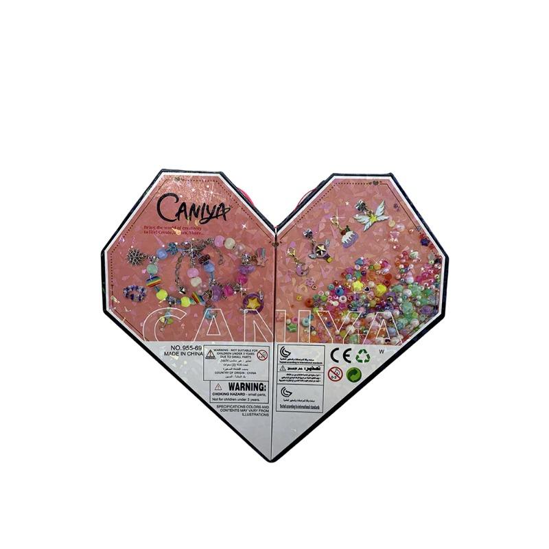 DIY Double Open Peach Heart Jewelry Box