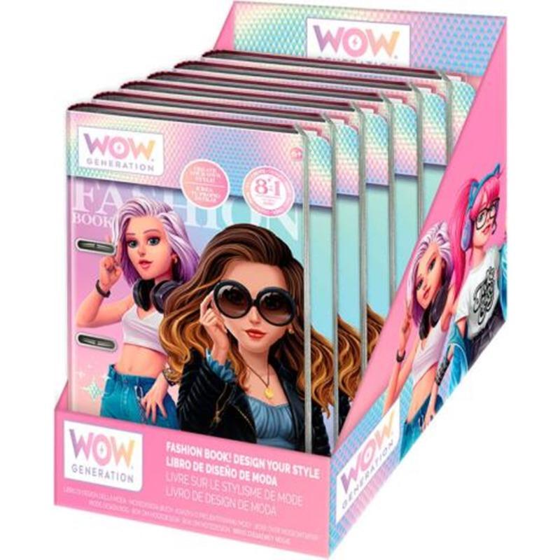 Wow Generation Fashion Design Notebook - 125 Designs