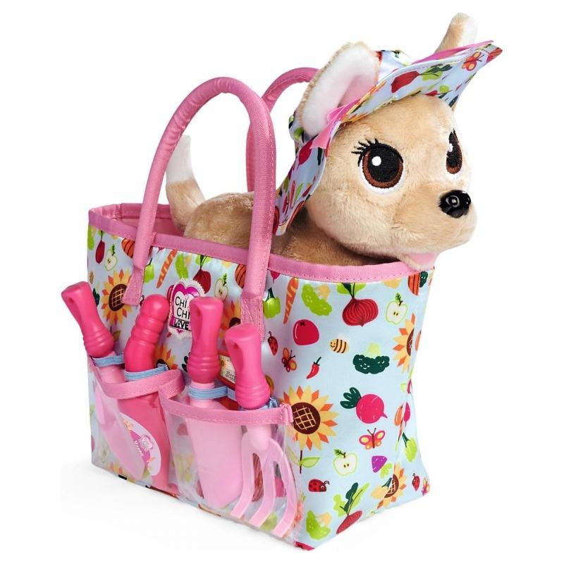 تشي تشي - جرو لوف فاربيغ مع أدوات البستان