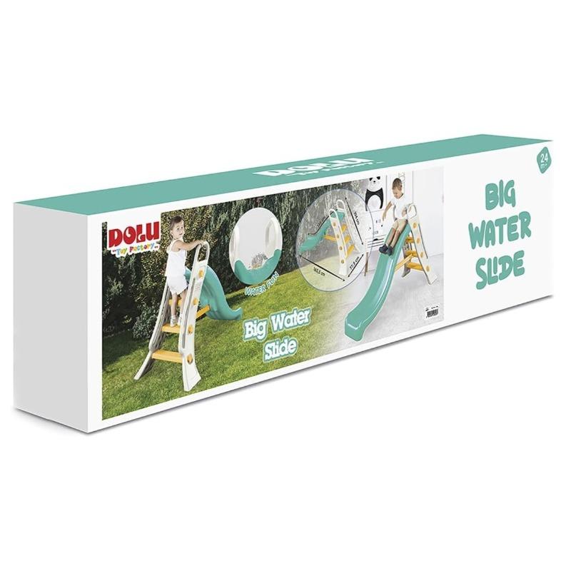 Dolu Big Garden Slide With Water Feature For Kids