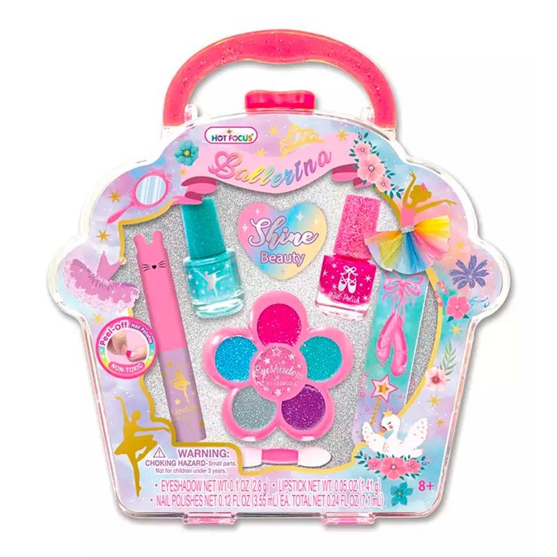 Hot Focus Ballerina Shine Beauty Manicure and Pedicure Set