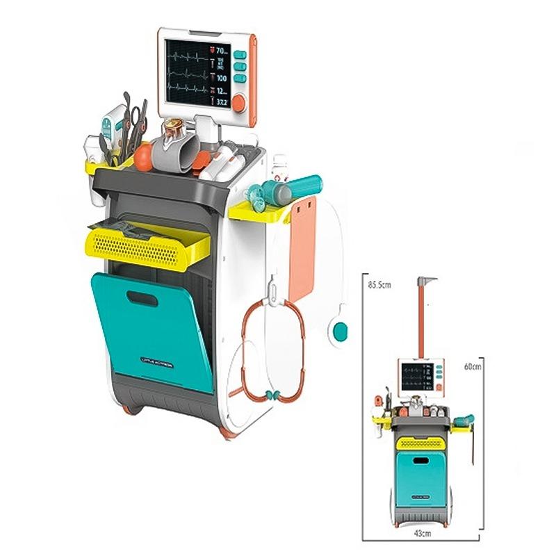 ليتل اكترس - مجموعة عربة الطبيب مع الأدوات