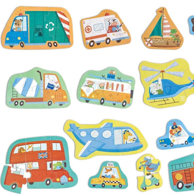 Hape Wheels & Wonders Puzzle