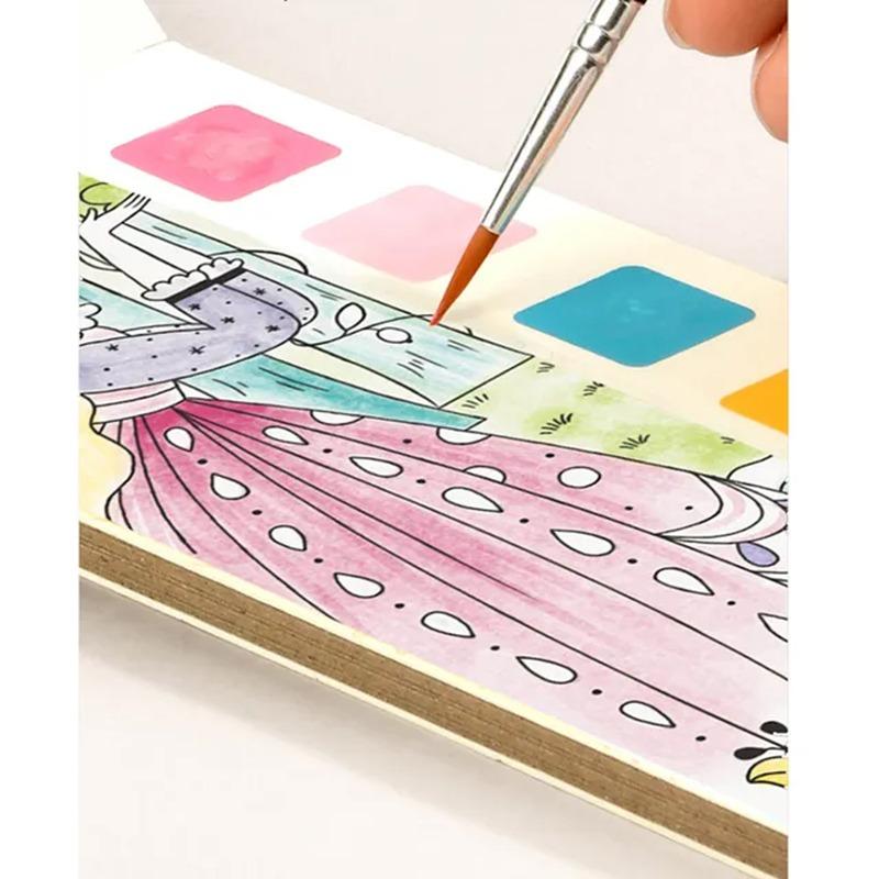 Mideer Paint with Water Booklet Enchanted Garden