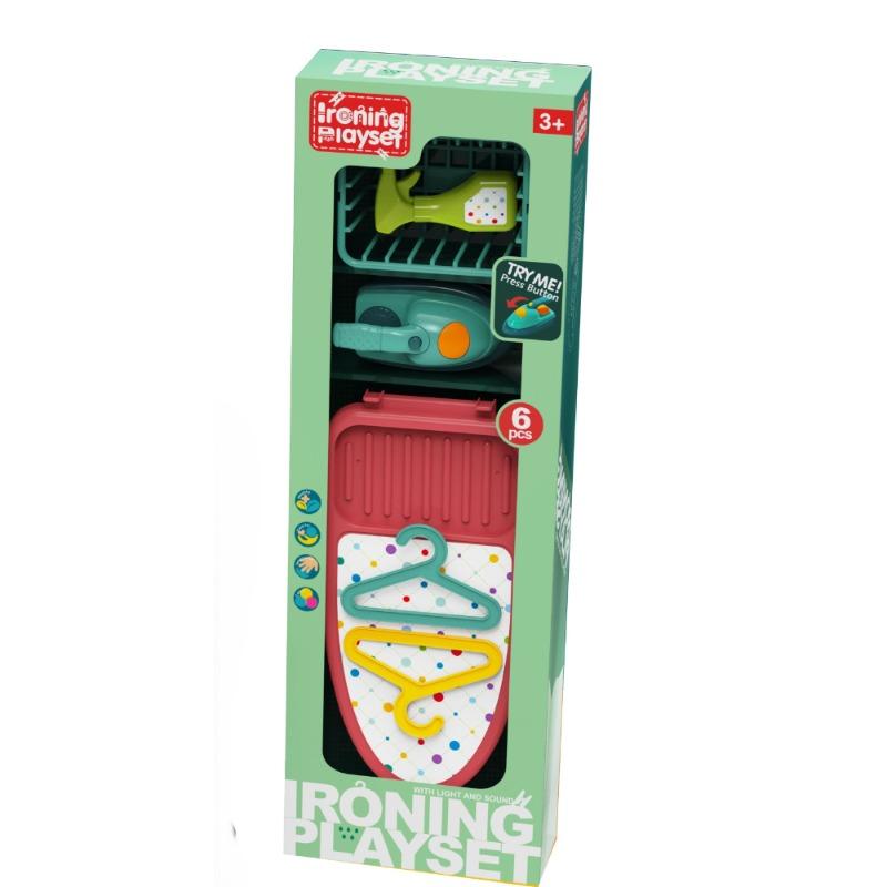 B/O Ironing Board Set (Iron + Basket) with Charger