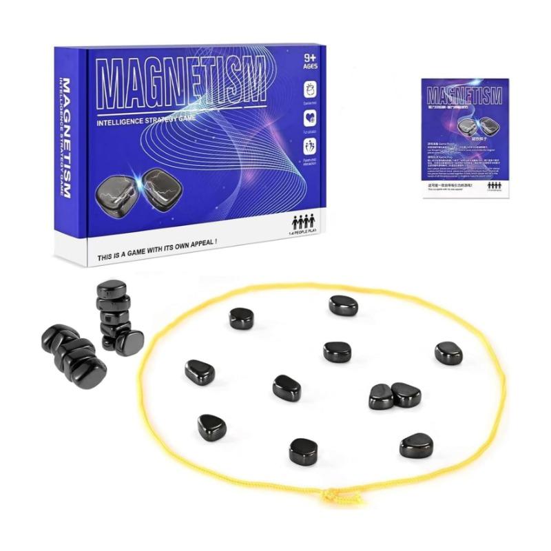 لعبة مجموعة شطرنج الحبل والحجارة المغناطيسي للأطفال