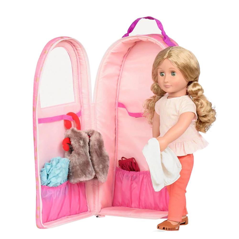 Our Generation Doll Carrier Star Pattern - Pink