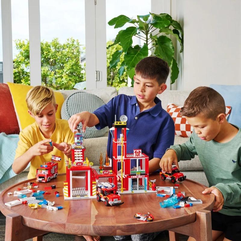 ماكس سيتي - مجموعة بناء محطة الإطفاء فاير أدفنتشر