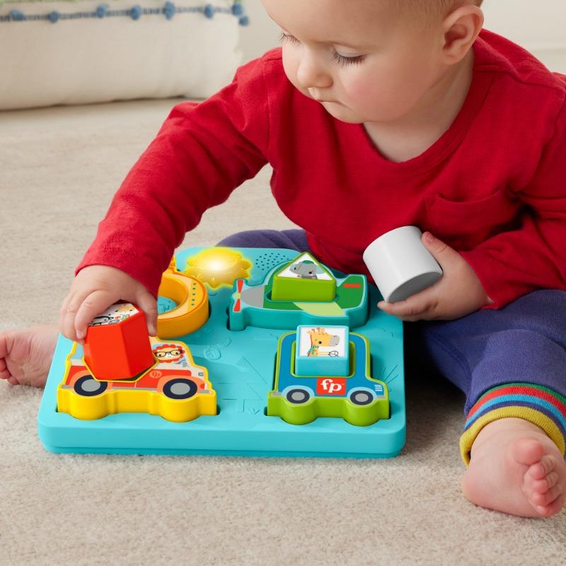 Fisher-Price Vehicle Puzzle with Music and Lights