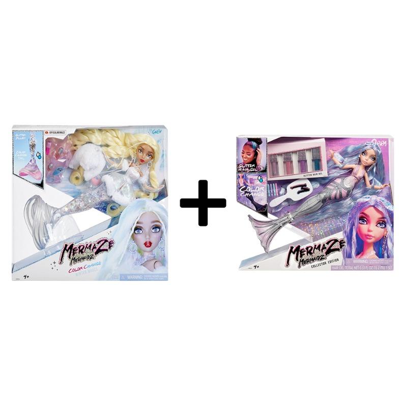 Buy 1 Get 1 - Mermaze Mermaidz Color Change Dolls Bundle Orra + Gwen
