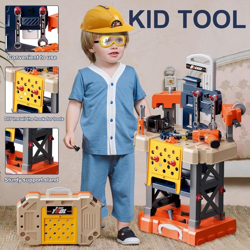 مجموعة أدوات الأطفال مع مثقاب كهربائي 78 قطعة