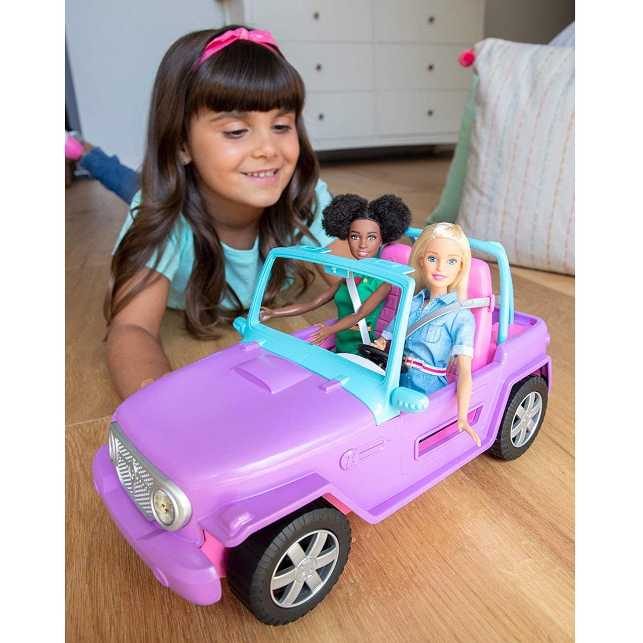Barbie Off Road Vehicle Purple With Pink Seats