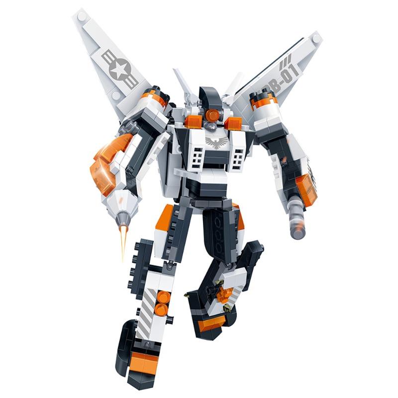 Banbao - 3-in-1 Mech II Building Set 296 Pcs