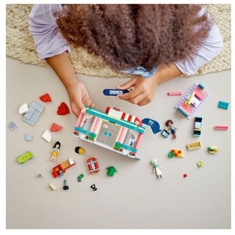 LEGO Friends Heartlake Downtown Diner Building Toy Set - 346 Pcs 41728