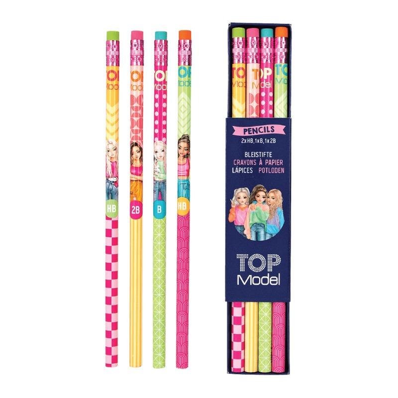 توب مودل - مجموعة أقلام رصاص ألوان مختلفة
