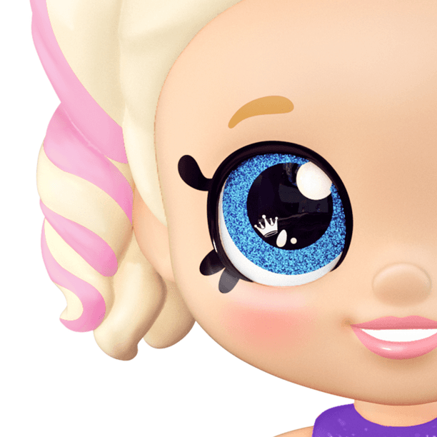 Kindi Kids Minis Bobble Head - Tiara Sparkles