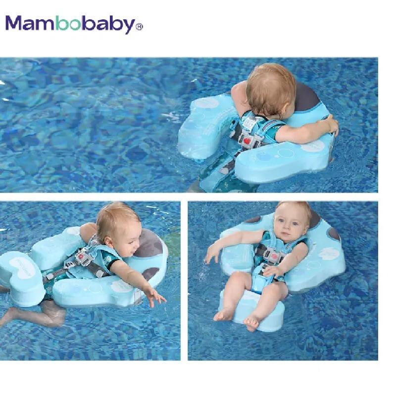 Mambo Baby Seals Chest Float ( 3 months - 4 yrs)- Blue