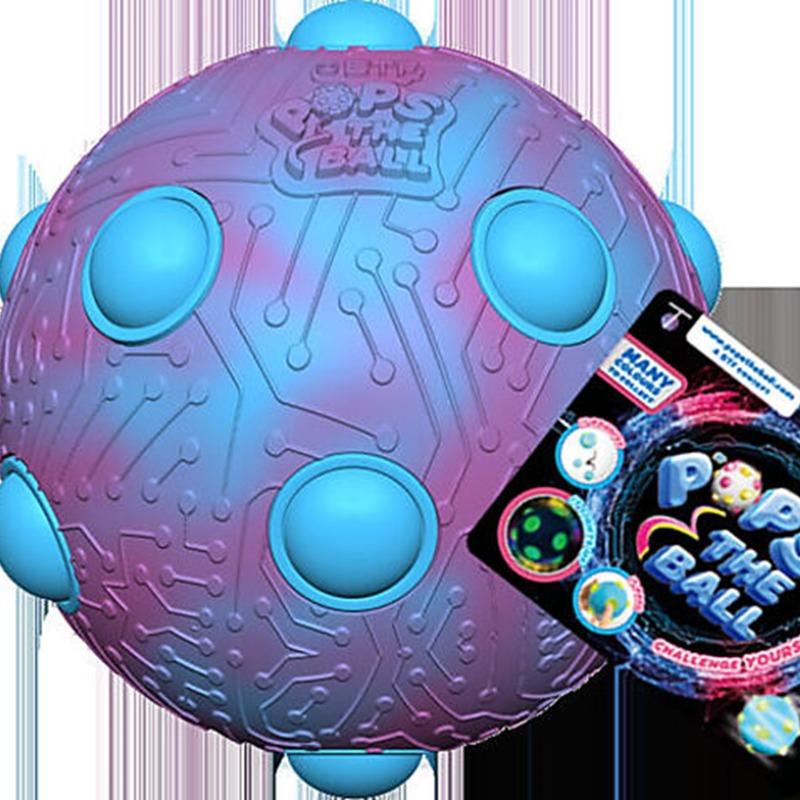 Pops the Ball Stress Ball 10 Cm- Multiple Colors