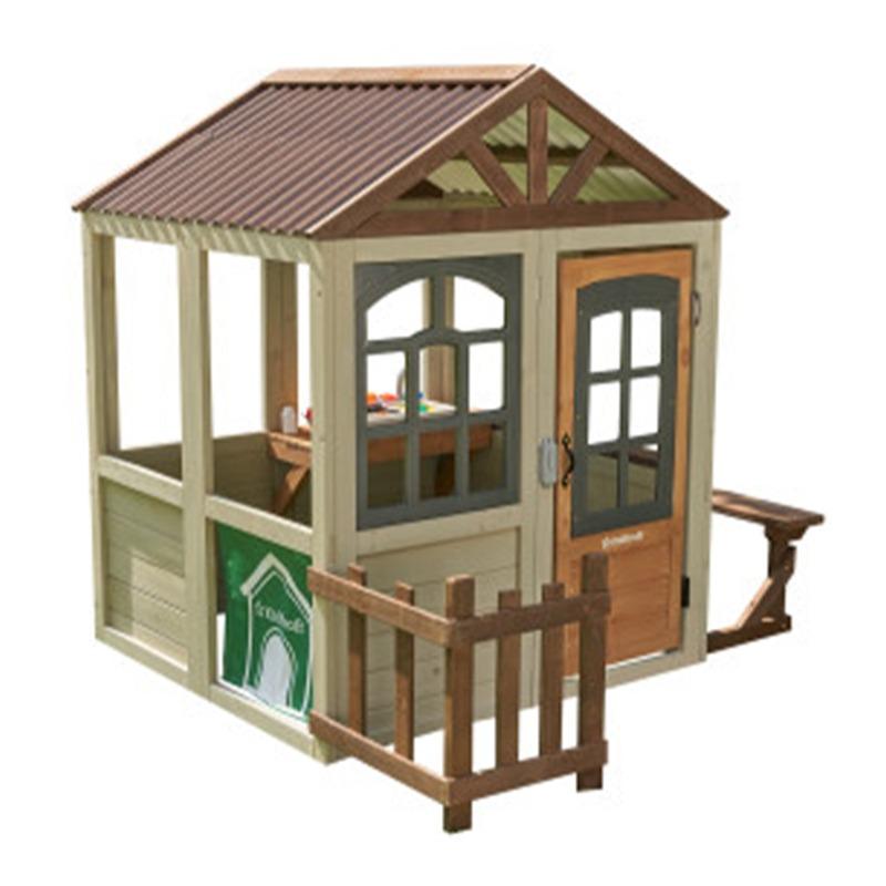 Kid Kraft Pioneer Cottage Wooden Playhouse