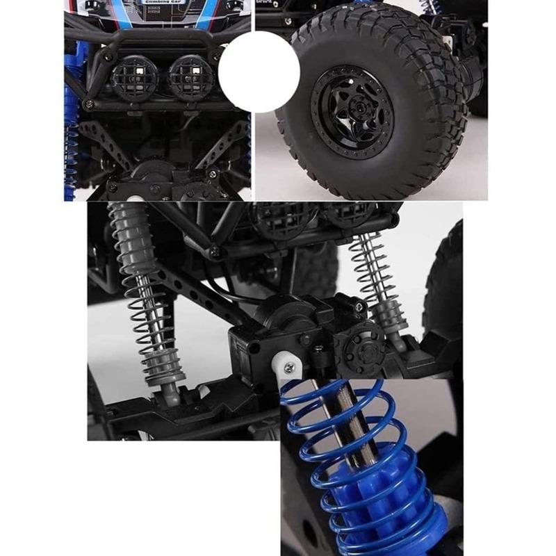 أتش أس تي - شاحنة التسلق مع جهاز تحكم لون أزرق و أسود